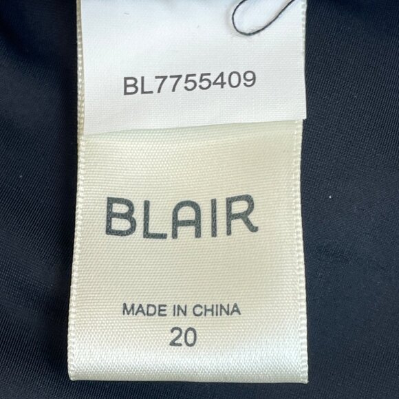 Blair Black Tankini Set With Built-In Bra & High- Swim Bottoms Sz 16/20 - New - Picture 7 of 11